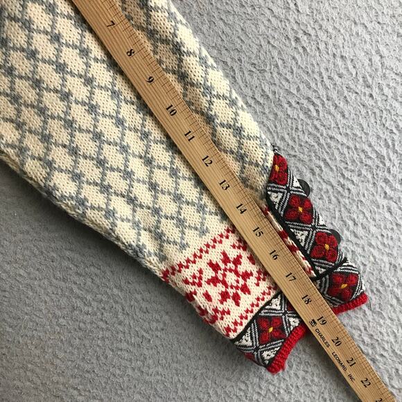 VINTAGE WOMENS DALE OF NORWAY METAL CLASP KNITTED NORDIC SWEATER SM - Picture 5 of 8